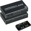 HDMI Matrix 2x2 HDMI Matrix Switch 2 in 2 Out - 4K Split and Switch