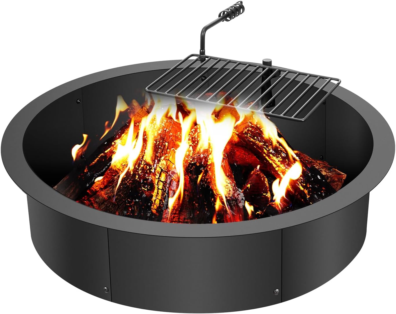 VEVOR Fire Pit Ring Insert for Campfires and Barbecues