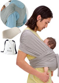 Konny Baby Carrier Flex SoftBreeze Khaki Grey - Adjustable Newborn