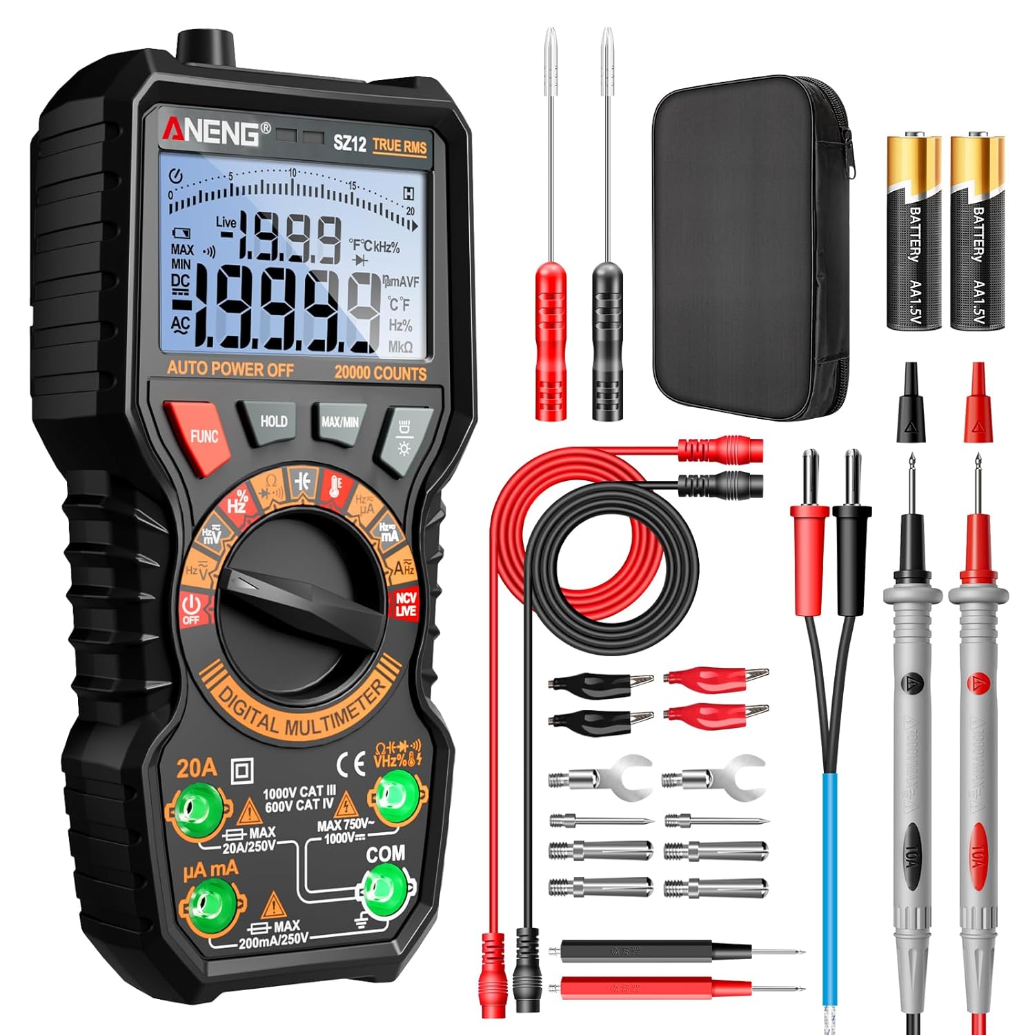 ANENG Multimeter with 20000 Counts for Accurate Measurements