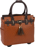 Rolling Laptop Bag for Women - Elegant Designer Wheeled Briefcase