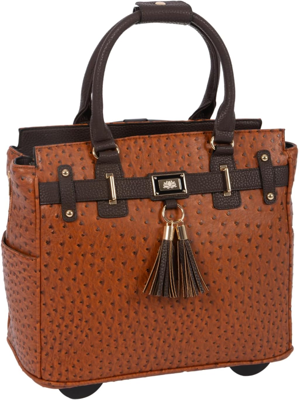 Rolling Laptop Bag for Women - Elegant Designer Wheeled Briefcase