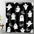 Scary Cute Ghost Fabric Shower Curtain - 72x72 inches