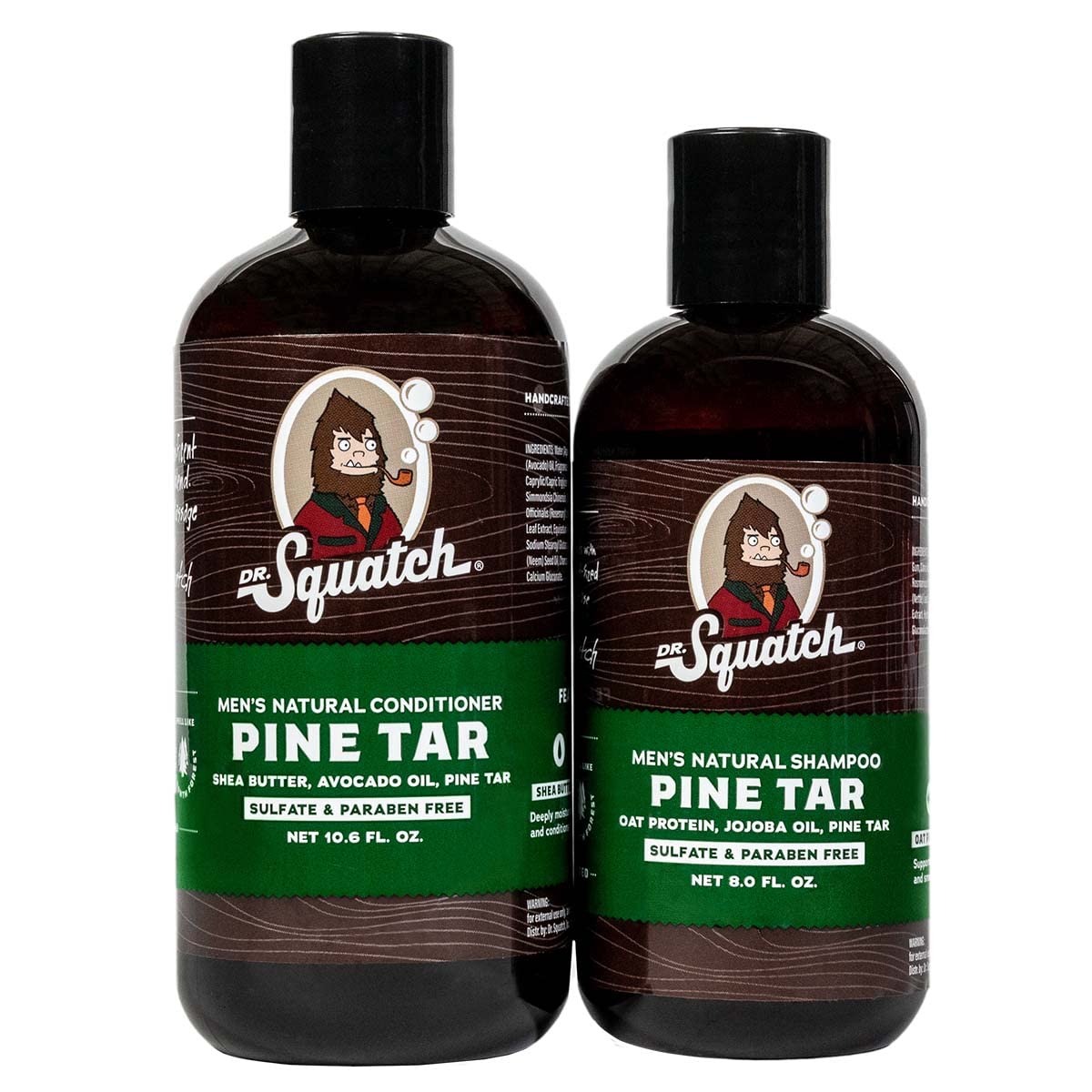 Dr. Squatch Natural Hair Bundle for Men - Healthy, Full Hair