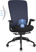 Ergonomic Mesh Office Chair with Sliding Seat and Lumbar Support