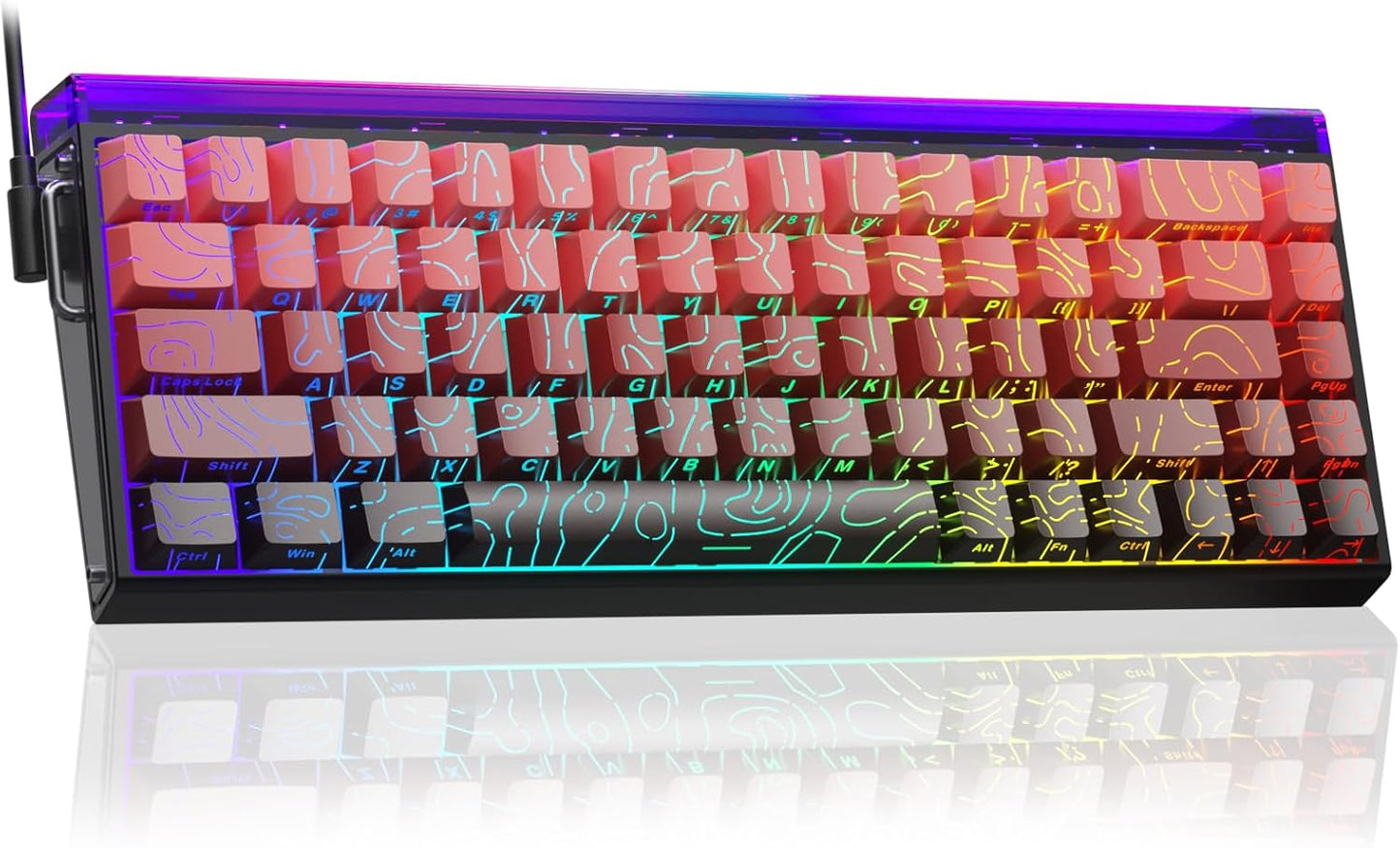 AULA Hero 68 HE 60% Gaming Keyboard with Hall Effect Switches