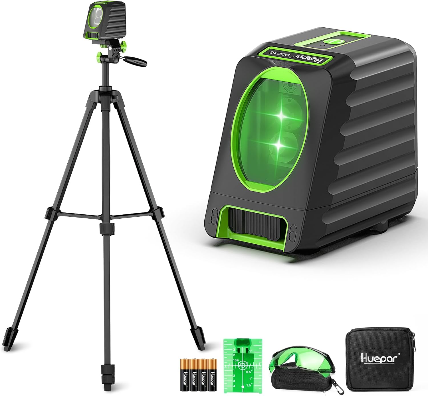 Huepar Laser Level with 60in Tripod for Precision Projects