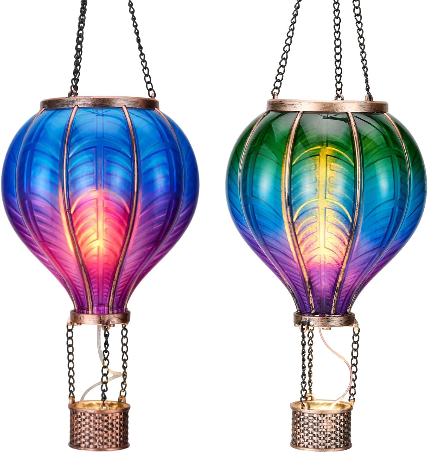 Hanging Solar Lantern Outdoor Garden Decor for Valentine Gifts