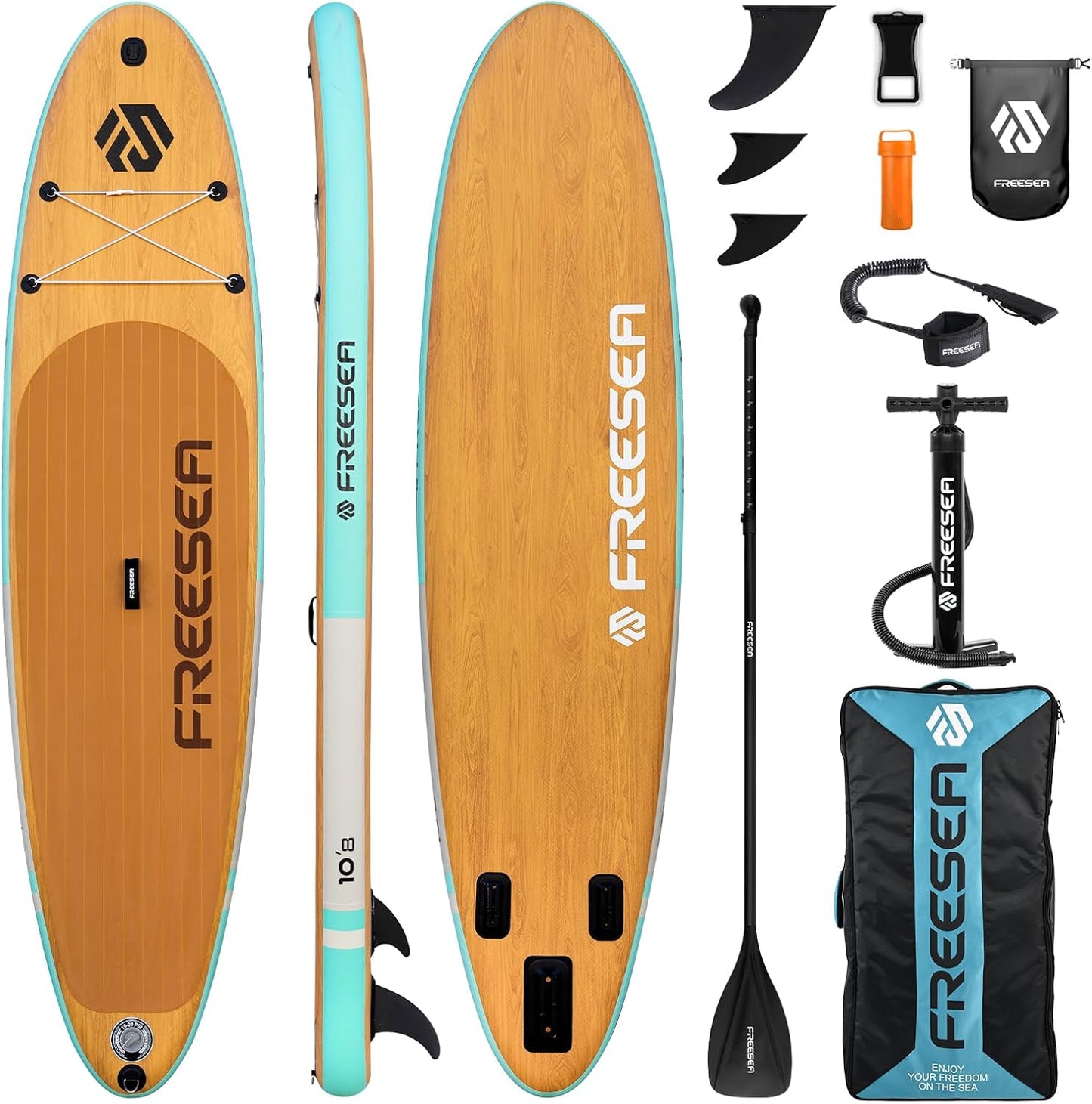 10ft 8in' Premium Stand Up Paddle Board with Complete Accessories