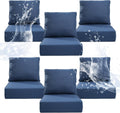 Thick 6 Inch Outdoor Chair Cushion Set for Enhanced Sitting Comfort