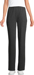 Lands' End Women's Relaxed Fit Sport Knit High Rise Pants - Soft