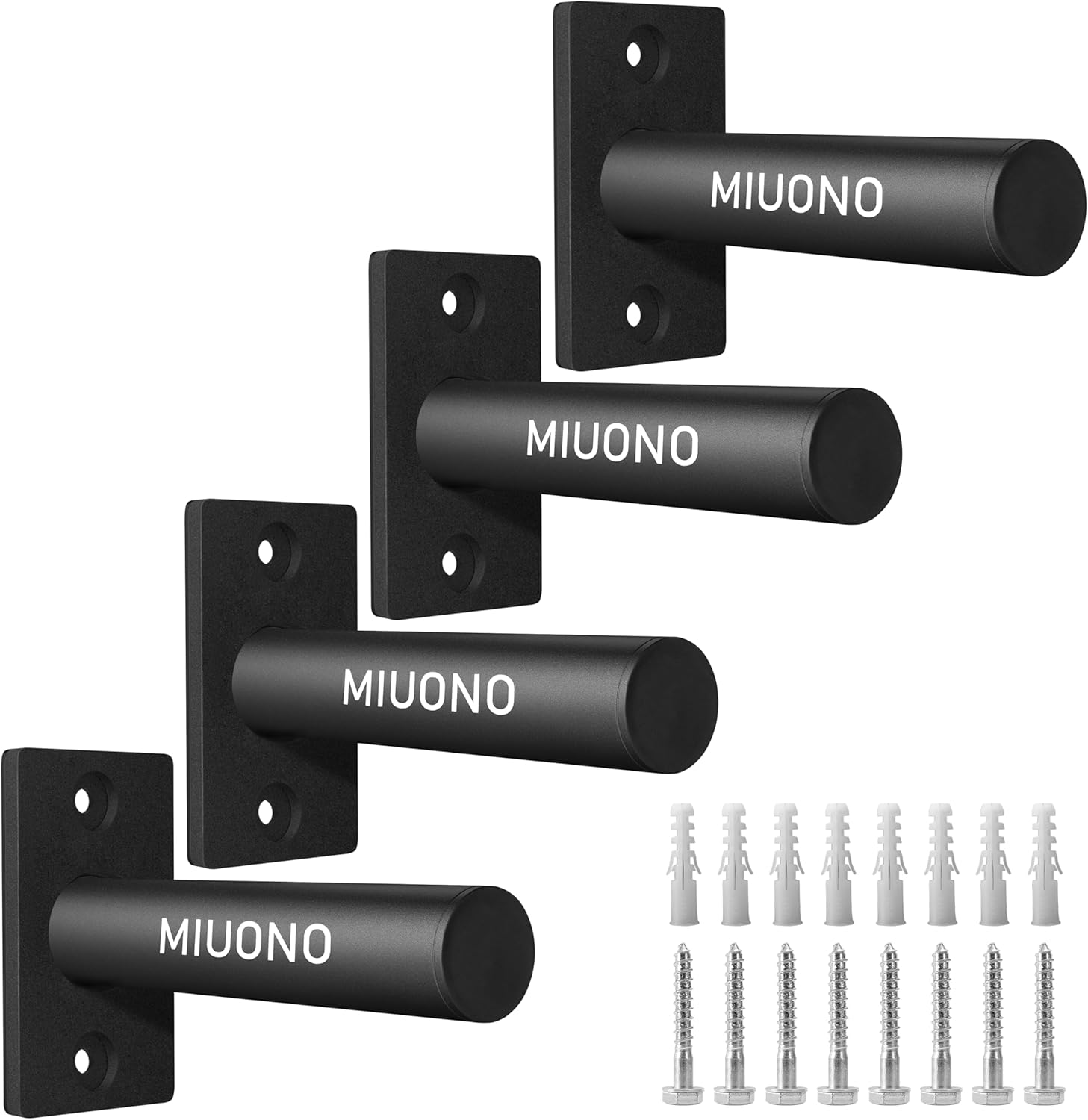 Weight Plate Holder for Home Gym Organizer - Wall Mounted Rack