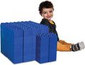 Big Blocks for Kids Ages 4-8 - 48 pc Large Blue Building Blocks