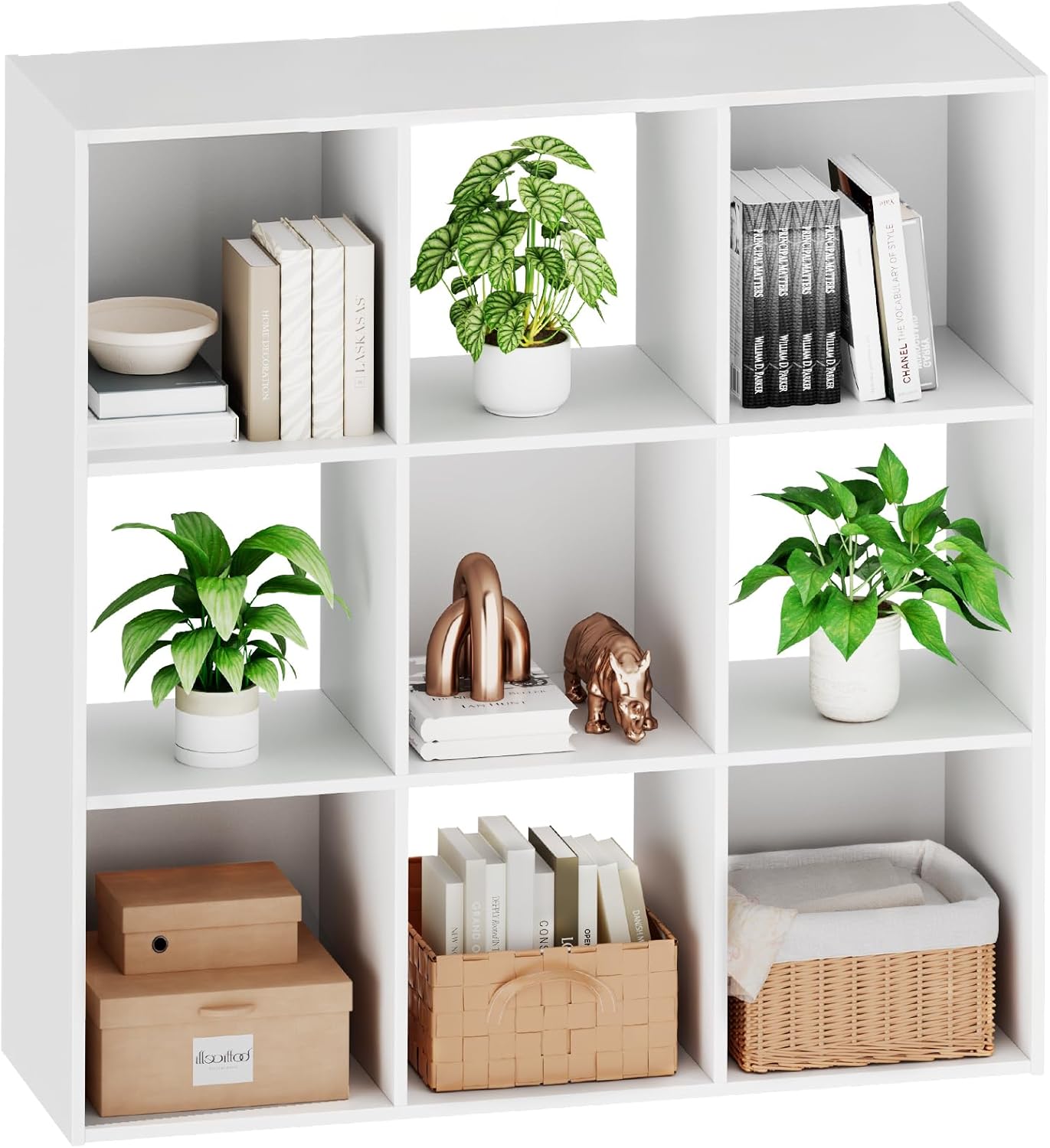 9 Cube Storage Organizer by Sweetcrispy - Versatile Bookcase