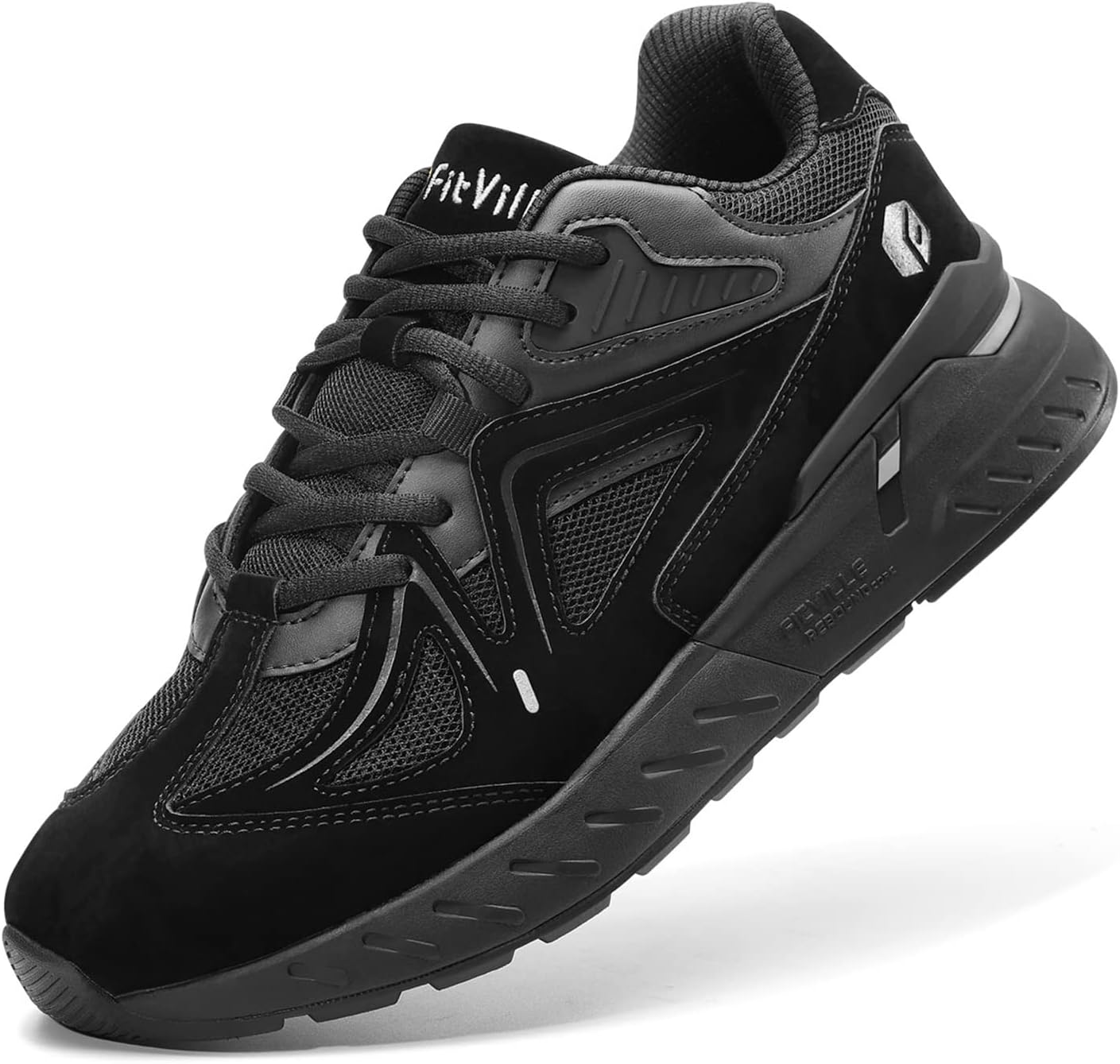 FitVille Extra Wide Walking Shoes for Men - Comfort & Support