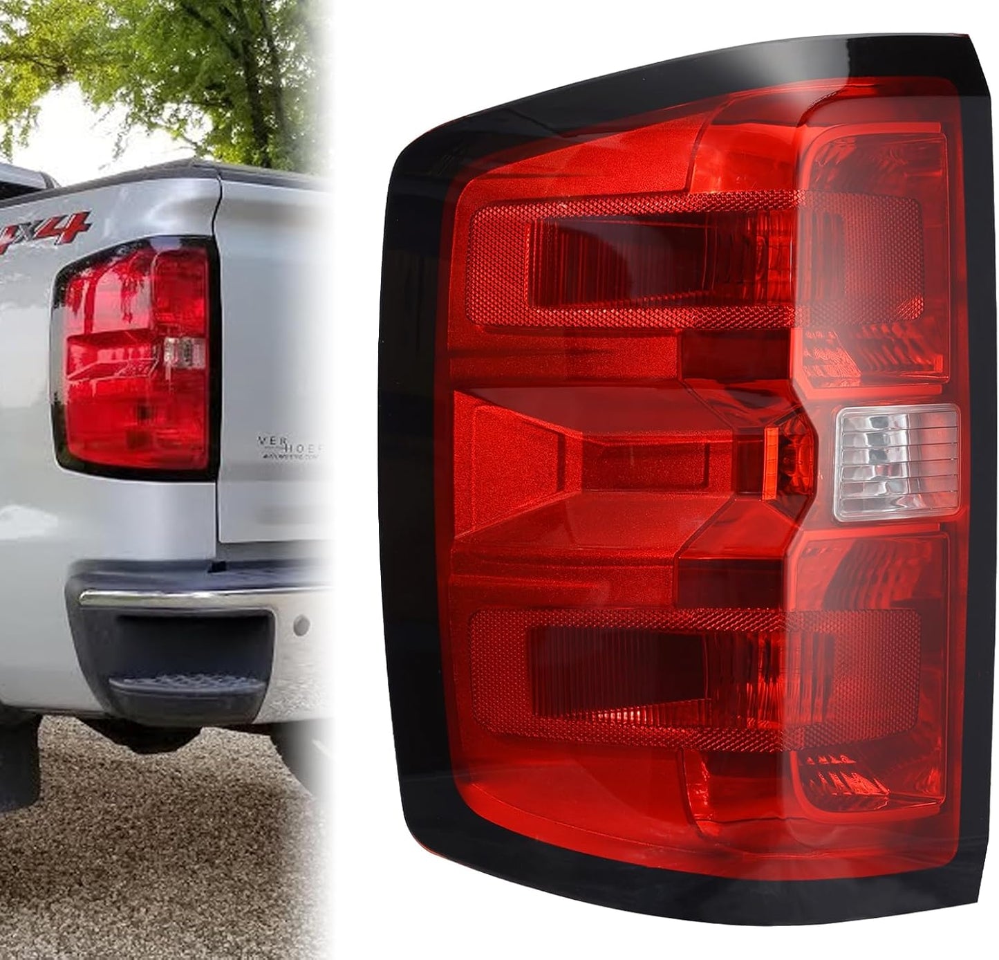 Boine Tail Light Assembly for 2014-2018 Chevy Silverado Models