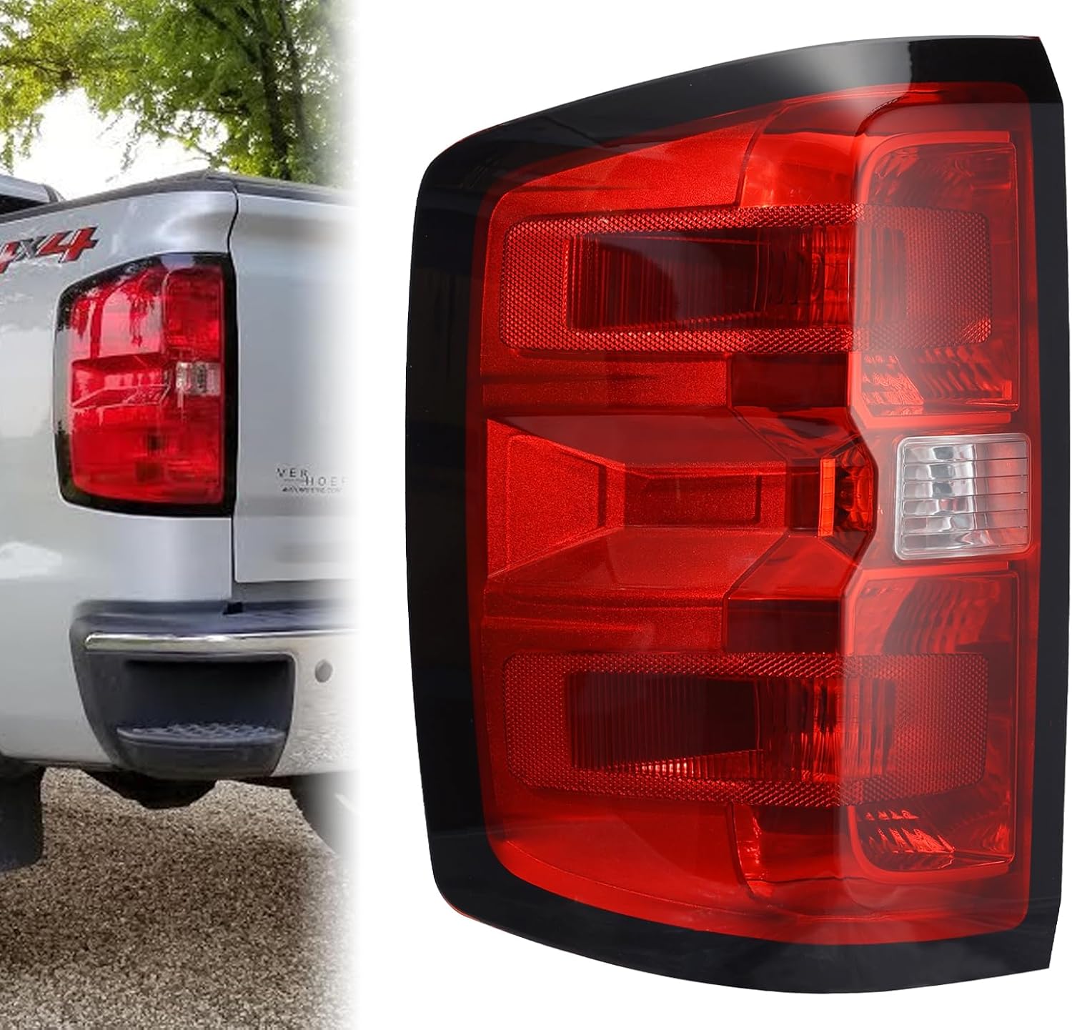 Boine Tail Light Assembly for 2014-2018 Chevy Silverado Models