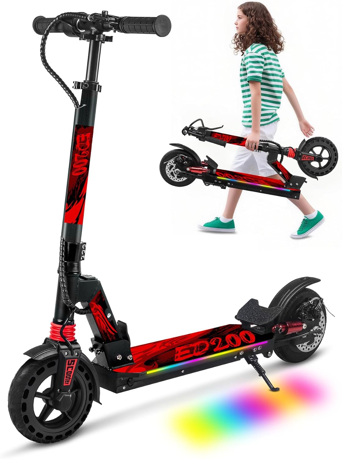 E200 Electric Scooter for Kids - High-Speed Fun and Safety