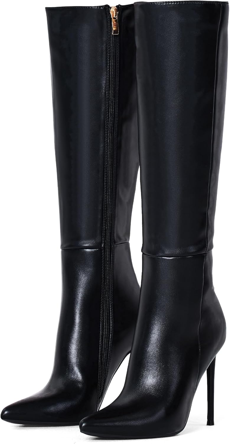 Elisabet Tang 4 Inch Women's Knee High Long Boots for Style