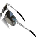HD Polarized Driving Sunglasses for Men - Ultra Lightweight Al-Mg