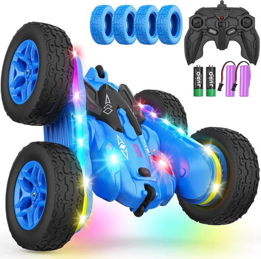 360 Rotating Remote Control Stunt Car - Double-Sided Drift Truck for Kids