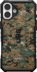 Digital Woodland Camo iPhone 16 Plus Case Compatible with MagSafe