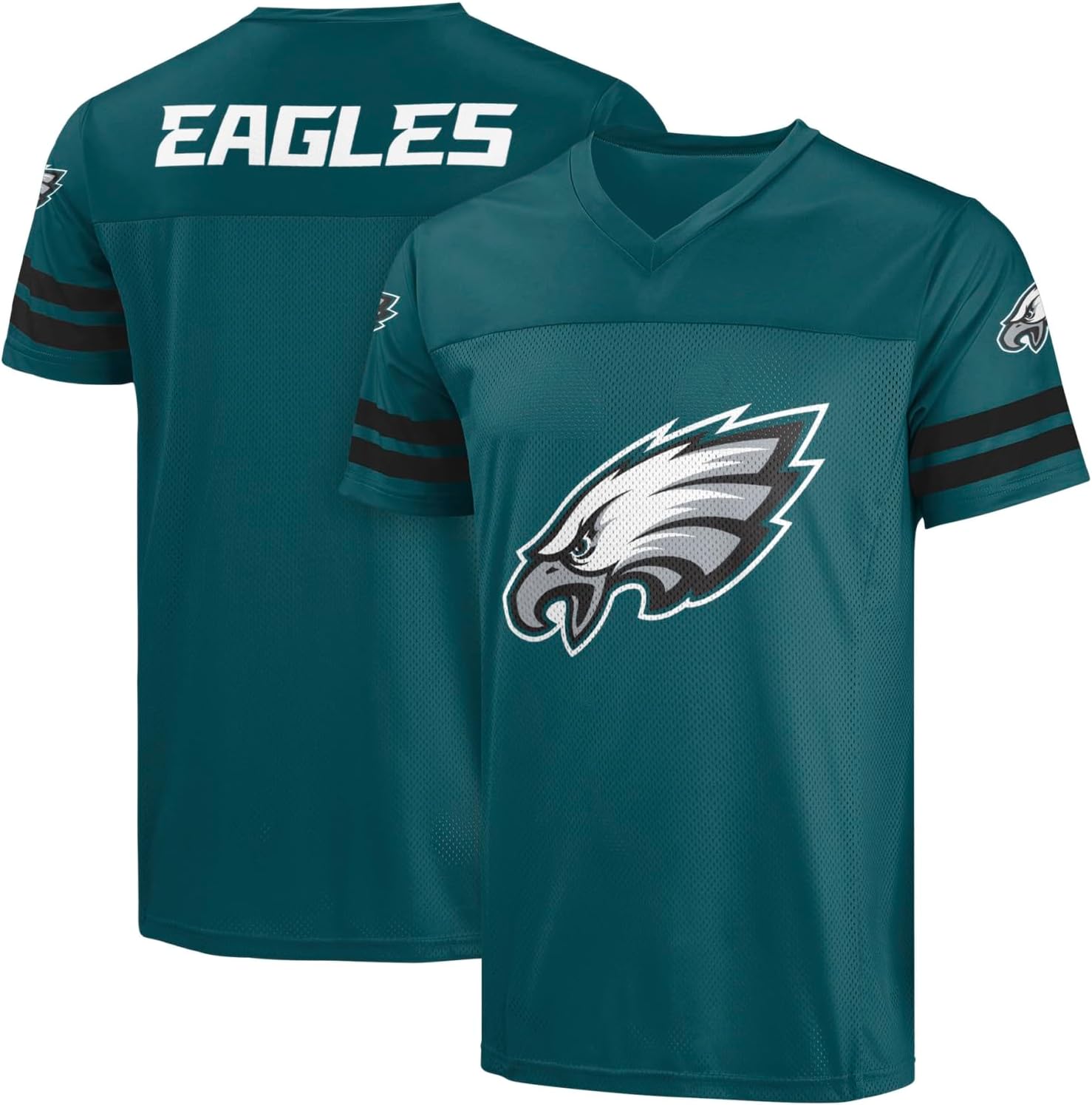 FOCO NFL Men's Game Day V-Neck Top with Team Logo and Colors