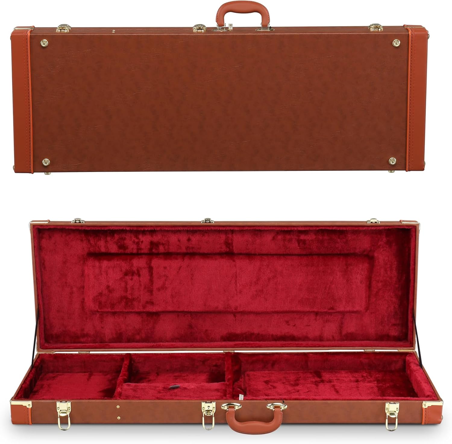 Ktaxon Electric Guitar Hard Case for 39-Inch Guitars with Padding