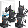 eSynic 4Pack Walkie Talkies 5KM Range - Hands-Free VOX