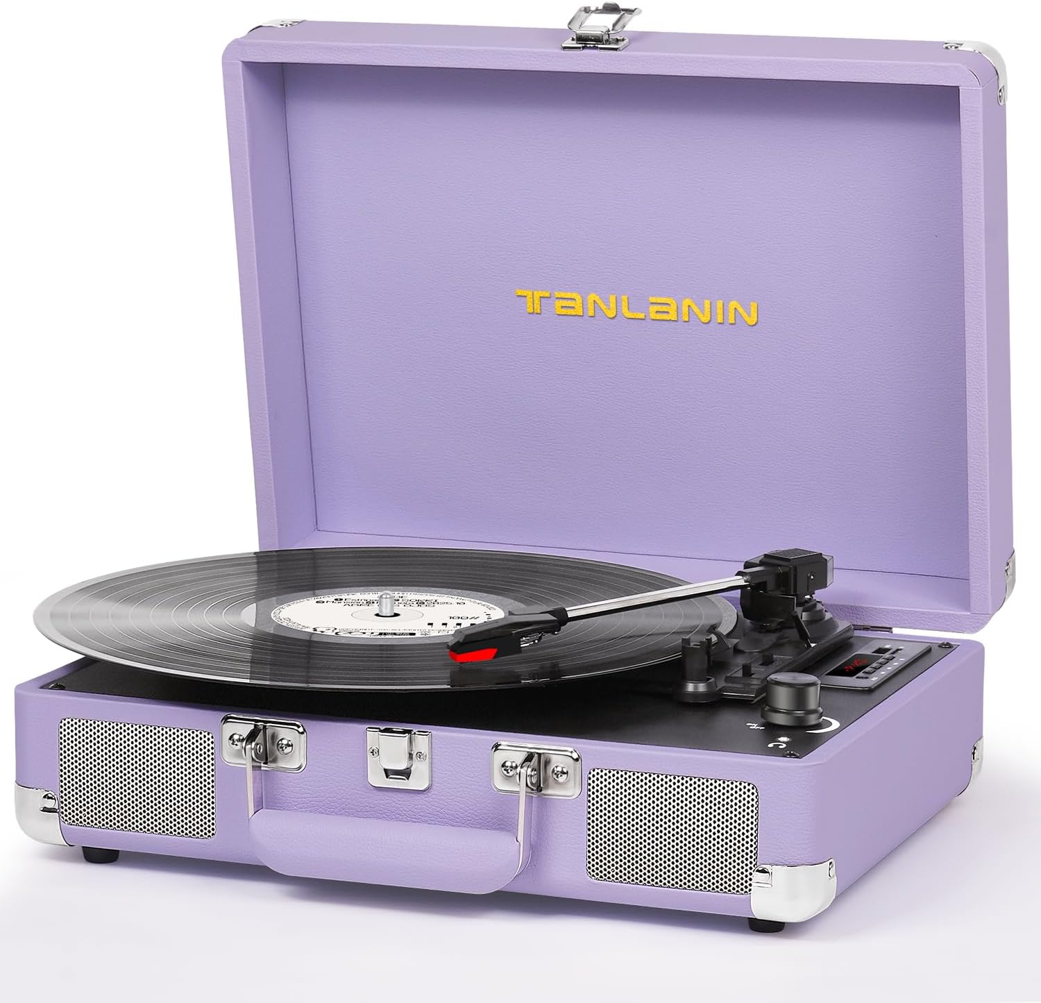 Vinyl Record Player with Built-in Speakers for Music Lovers