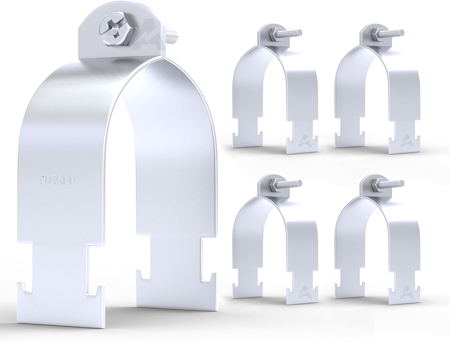 4 Inch Rigid Conduit Clamp Pack of 5 for Secure Mounting