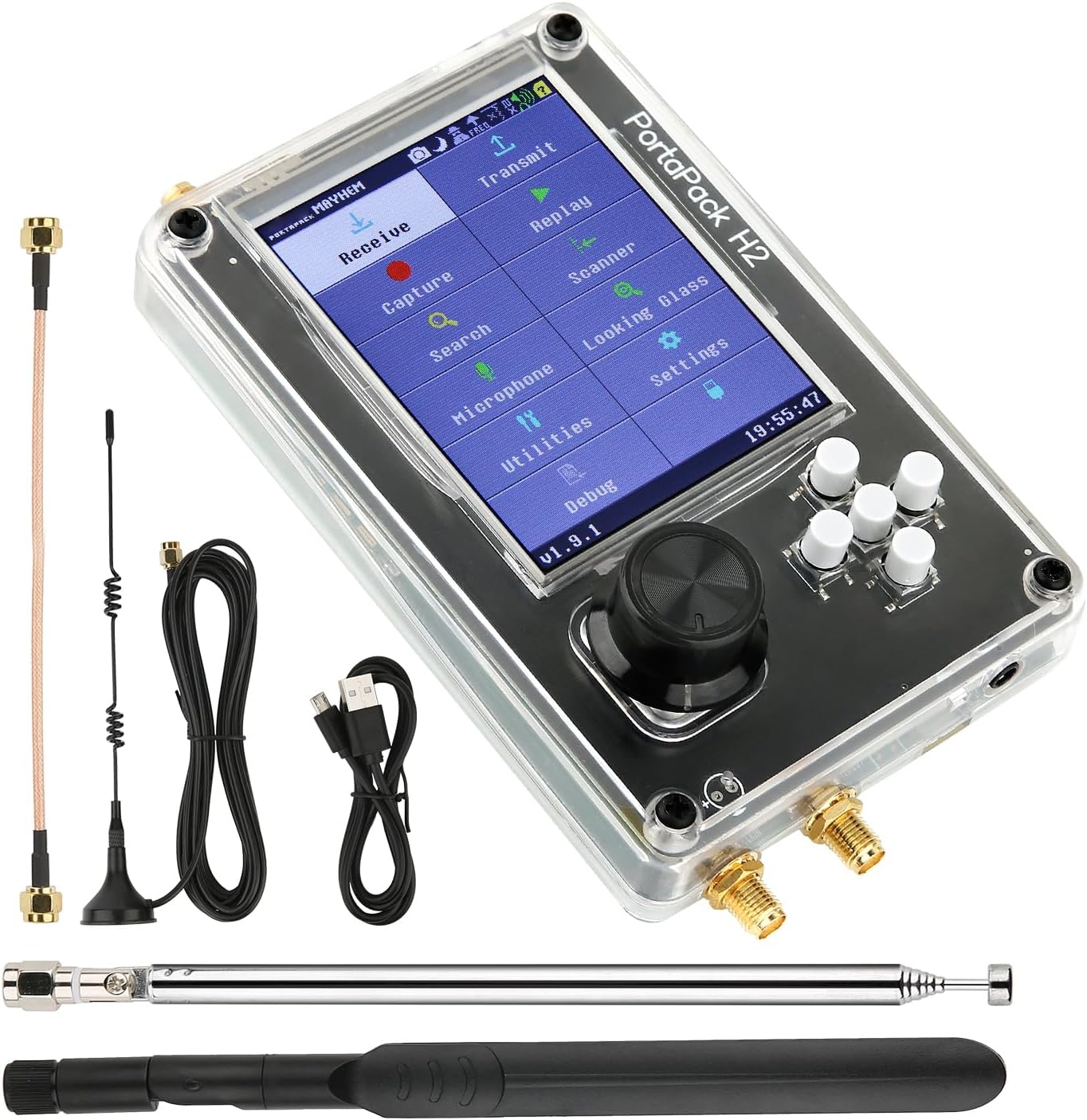 Portapack H2 3.2in TFT Screen SDR Radio Transceiver Review