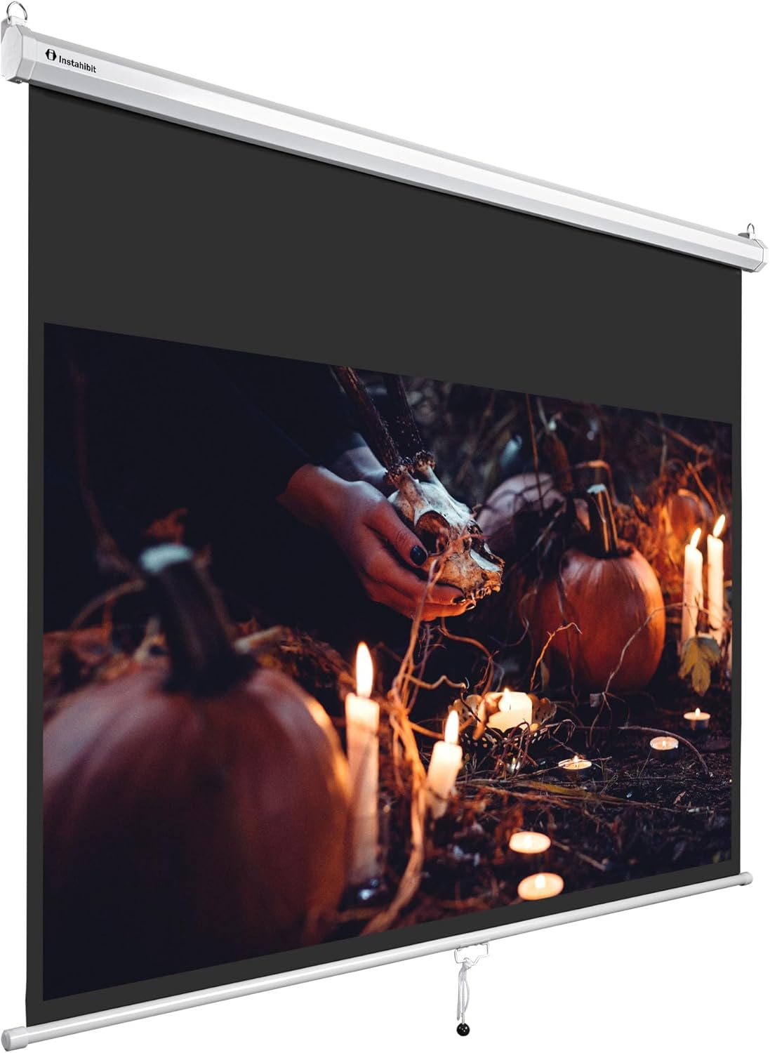 72 16:9 Self-Locking Projector Screen for Home Theater