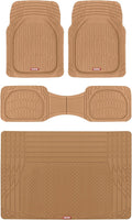 Motor Trend FlexTough Contour Heavy Duty Rubber Floor Mats - Full Set