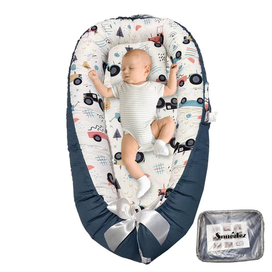 Breathable Cotton Baby Lounger - Snugglez