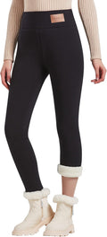 Women Winter Thick Fleece Lined Leggings - Warm High Waist Tights 2024