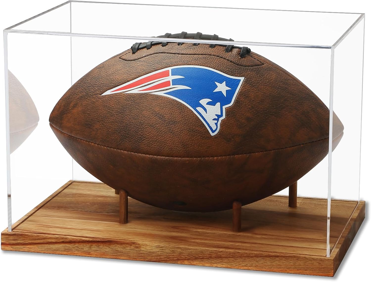 JupDec Football Display Case for Full Size Memorabilia Fans