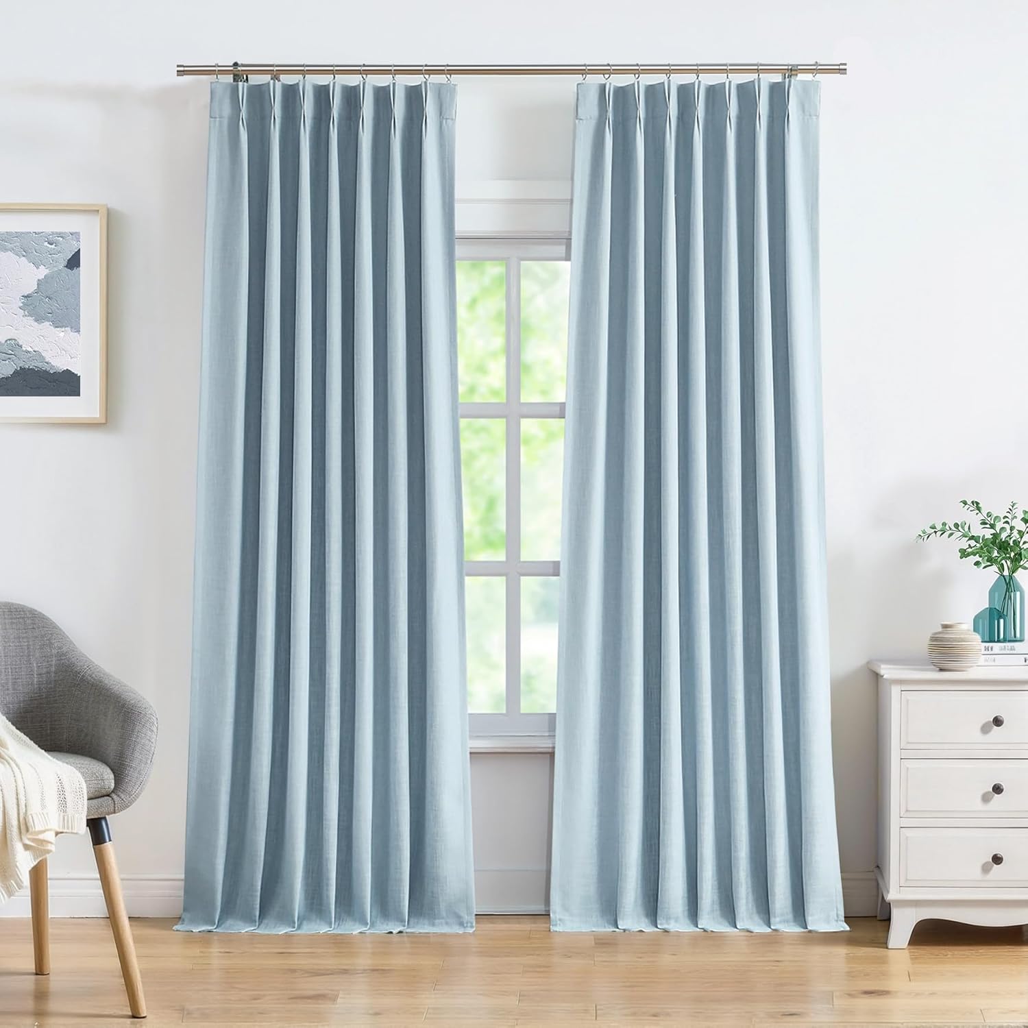Pinch Pleated Blackout Curtain Panels for Luxurious Home Decor