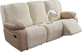 Beige 3 Seater Waterproof Recliner Sofa Slipcovers - Pet Friendly