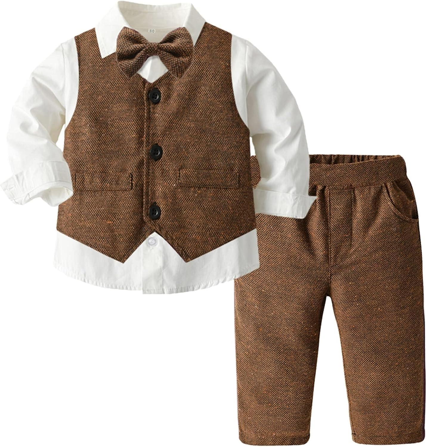 SANGTREE Baby Boys Toddler Gentleman Formal Outfit Set 3M-9Y