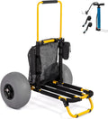 Beach Fishing Cart Beach Wagon Trolley with 12in Balloon Wheels - Sand