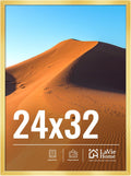 24x32 Picture Frame for Wall Display - Classic Gold Frame