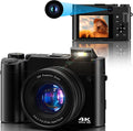 4K Digital Camera 64MP Dual Cameras for Vlogging - Compact Travel