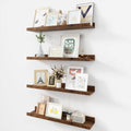 Acovy Picture Ledge Shelf Set of 4 for Stylish Display