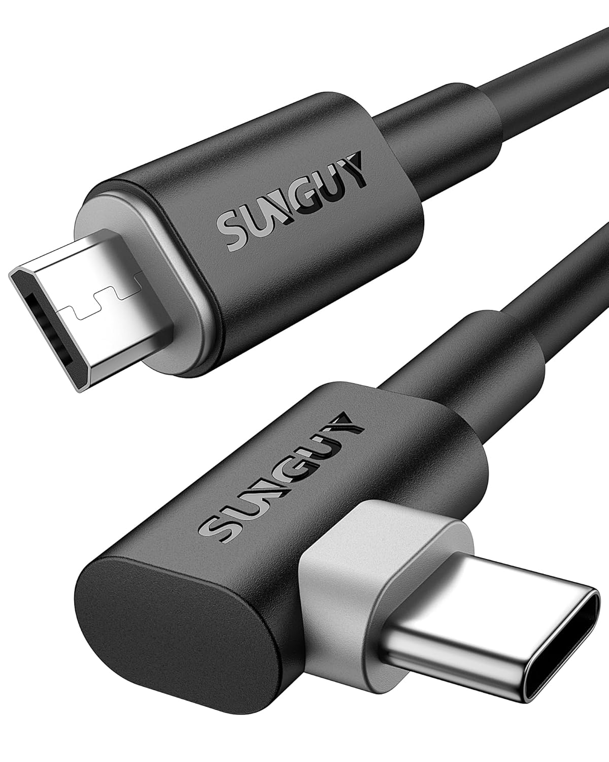 Fast Data Transfer: SUNGUY 2-Pack 1FT USB C to Micro USB OTG Cable
