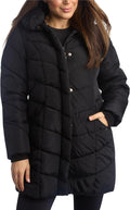 Long Puffer Coat Womens - Heavyweight Insulated Parka for Cold