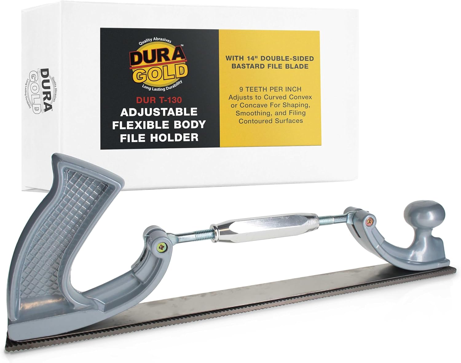 Dura-Gold Adjustable Flexible Body File Holder for Precision Shaping