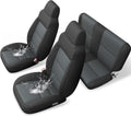 Neoprene Seat Covers for Jeep Wrangler TJ 2003-2006 - Black Gray