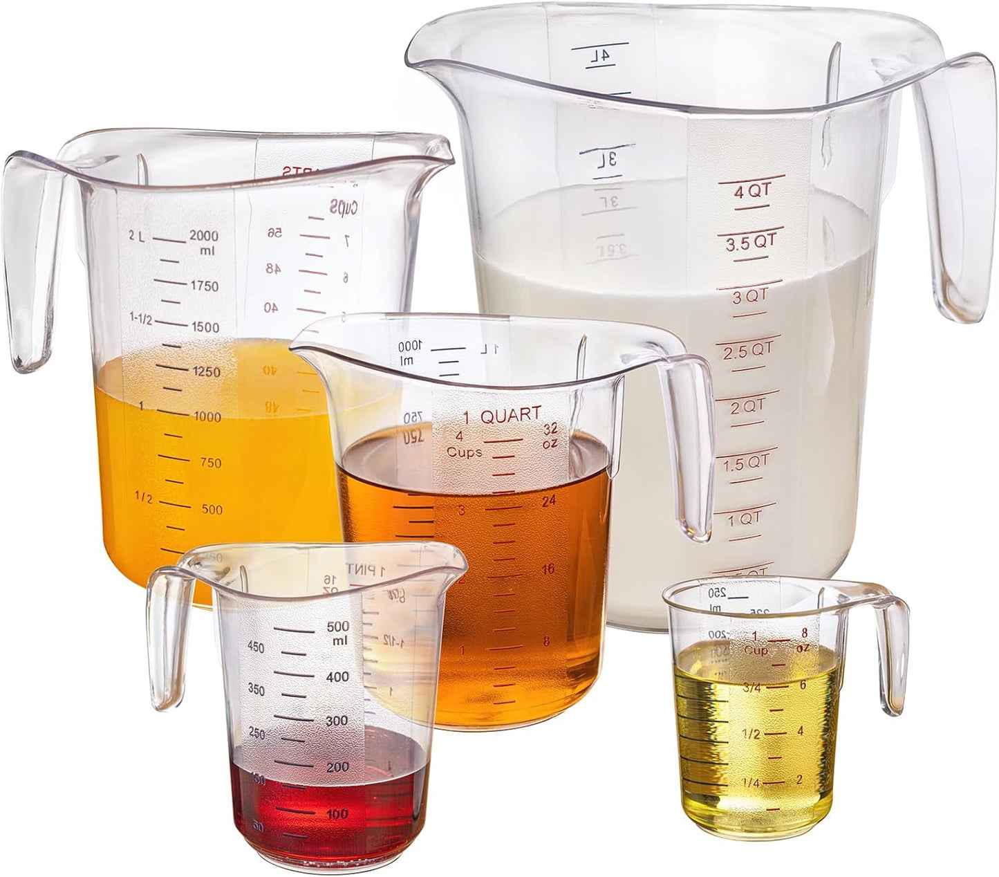 DaYammi Unbreakable Measuring Cups Set for Cooking and Baking