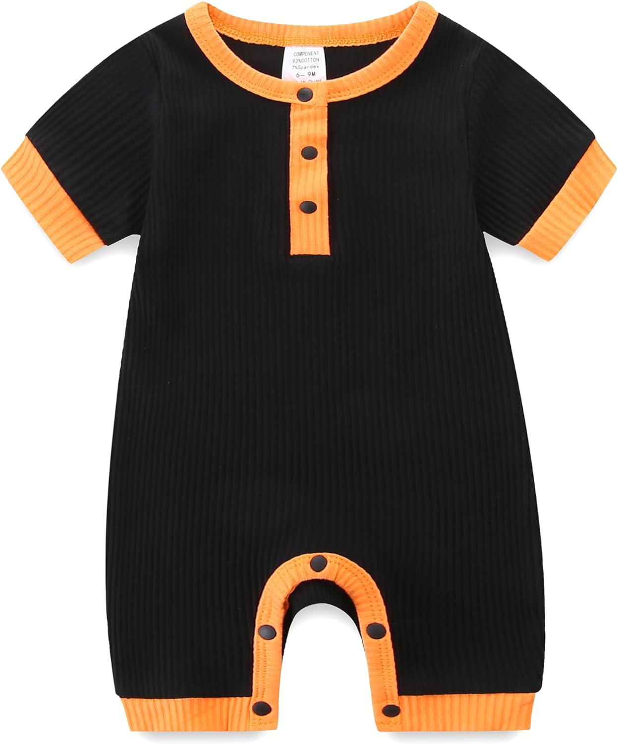 Snap Closure Summer Romper for Easy Dressing! Bibimom
